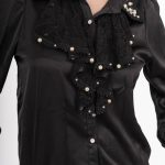Bijou Satin Blouse - Style 2