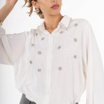 Bijou Satin Blouse - Style 3