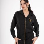 Bijou Satin Blouse - Style 4