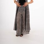 Patterned Mesh Pants